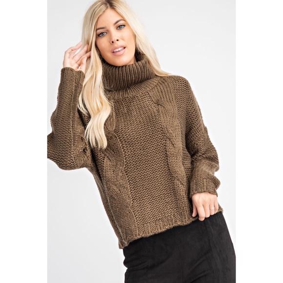 Cable Turtleneck Sweater - Picture 6 of 8